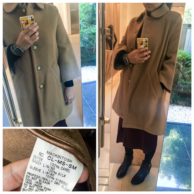 トレンチコート   MACKINTOSH   キャメル