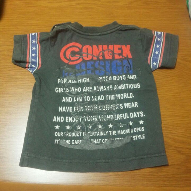 CONVEX(コンベックス)のコンベックス　Tシャツ　サイズ90 キッズ/ベビー/マタニティのベビー服(~85cm)(その他)の商品写真