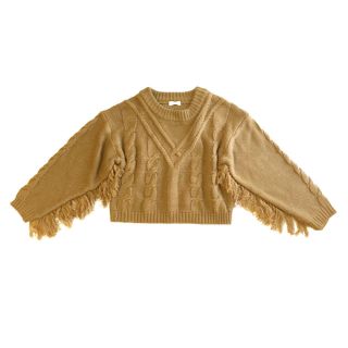 アーバンボビー(URBANBOBBY)のmeer. Cable fringe knit(ニット/セーター)