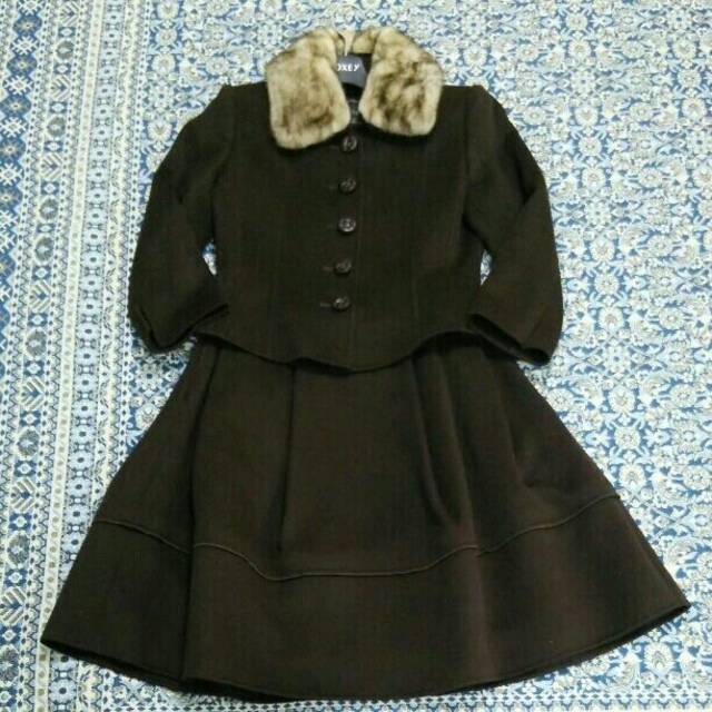 最安値に挑戦】 美品 - FOXEY FOXEY スーツ ミンクカラーカシミア