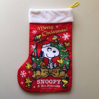 スヌーピー(SNOOPY)の☆クリスマス☆ スヌーピー ブーツ 靴下(キャラクターグッズ)