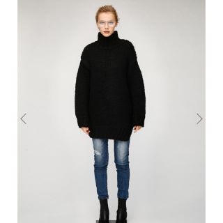 マウジー(moussy)のmoussy OVER SIZED HI NECK ニット(ニット/セーター)