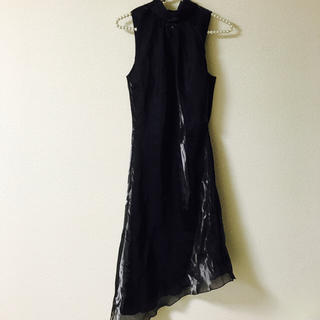 フォーマルブラックドレス(ロングドレス)