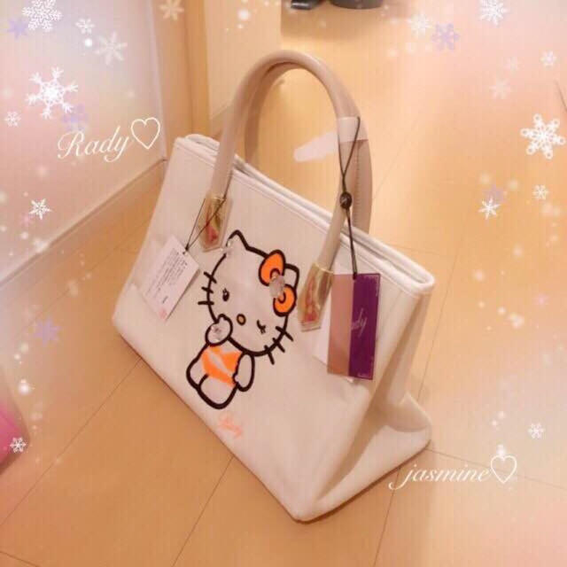 Rady(レディー)のRady✧*。可愛い＊ビジュー付きHello Kittyトートバッグ♡ダチュラ レディースのレディース その他(その他)の商品写真