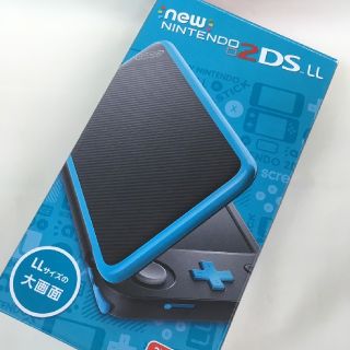 ニンテンドー2DS(ニンテンドー2DS)の保証あり☆ 2DS LL 2DSLL ブラック×ターコイズ 本体(携帯用ゲーム機本体)