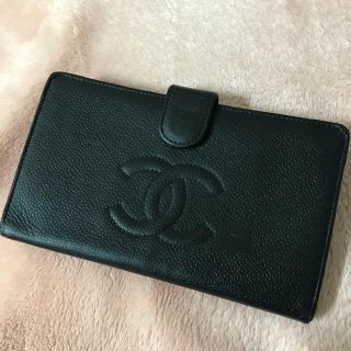 シャネル(CHANEL)のCHANEL＊キャビアスキン長財布(財布)