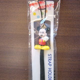 未開封/DISNEY STRAP HOLDER/ｽﾄﾗｯﾌﾟホルダー/ミッキー(その他)