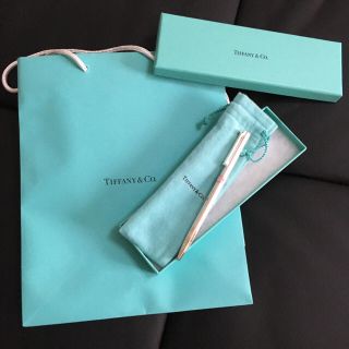 ティファニー(Tiffany & Co.)のpina3様専用 美品◇ティファニー Tクリップ ゴールド ピンク(ペン/マーカー)