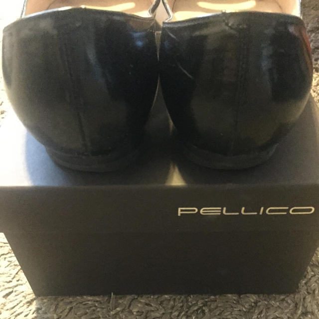 PELLICO(ペリーコ)のPELLICO ANELLI ローヒールパンプス ブラック サイズ38 レディースの靴/シューズ(ハイヒール/パンプス)の商品写真