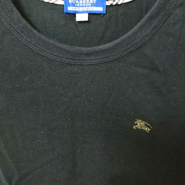 BURBERRY BLUE LABEL(バーバリーブルーレーベル)のバーバリーTシャツ38ブラック レディースのトップス(その他)の商品写真