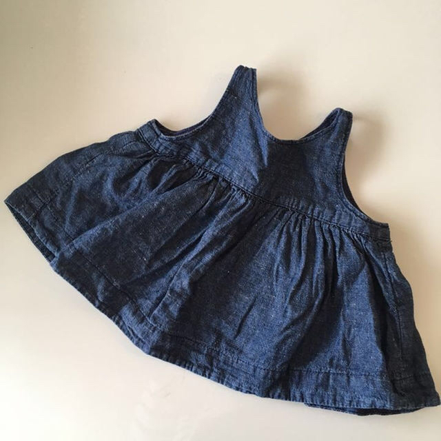 babyGAP(ベビーギャップ)のbabygap デニム チュニック70 キッズ/ベビー/マタニティのベビー服(~85cm)(ワンピース)の商品写真