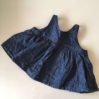 ベビーギャップ(babyGAP)のbabygap デニム チュニック70(ワンピース)