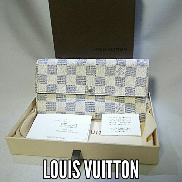 LOUIS VUITTON - ゆき様専用 ️Louis Vuitton ダミエ アズール 長財布 ️の通販 by ジタン's shop｜ルイ