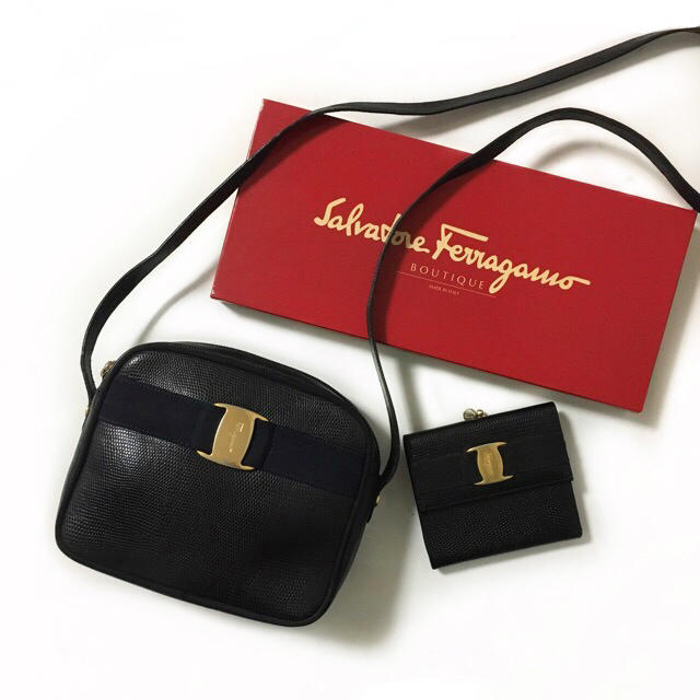 大人気☆S.Ferragamo☆フェラガモ☆クロコ☆ハンドバッグ！！