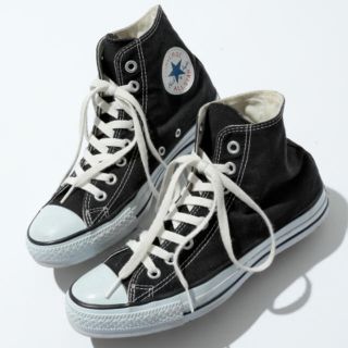 コンバース(CONVERSE)のコンバース23.5 黒(スニーカー)