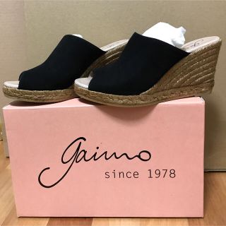 ガイモ(gaimo)のGAIMO(ガイモ) ウェッジサンダル ３８(サンダル)