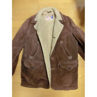 ショット(schott)のschott 本皮　ボア ランチコート　40(その他)