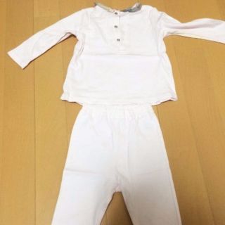 バーバリー(BURBERRY)のBurberry 新生児 赤ちゃん 乳幼児 セットアップ うすピンク バーバリー(パジャマ)