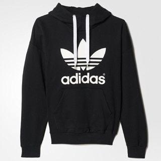 アディダス(adidas)のレデイースLサイズ アディダス オリジナルス パーカー ブラック(パーカー)