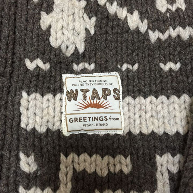 Lサイズ 窪塚　WTAPS WAFFLE/SWEATER.WOOLニット/セーター