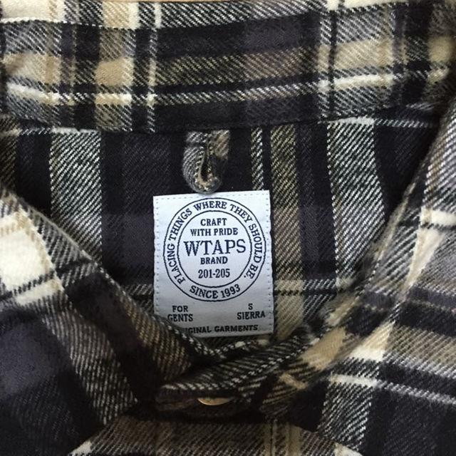 WTAPS VATOS TET 14aw ネルシャツS 窪塚 supreme 2