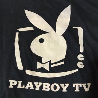 プレイボーイ(PLAYBOY)のビンテージ PLAYBOY TV Tシャツ play boy 古着 90s(その他)