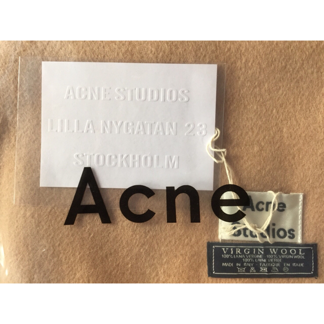 ACNE(アクネ)のAcne Studios ストール マフラー キャラメルブラウン レディースのファッション小物(マフラー/ショール)の商品写真