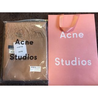 アクネ(ACNE)のAcne Studios ストール マフラー キャラメルブラウン(マフラー/ショール)