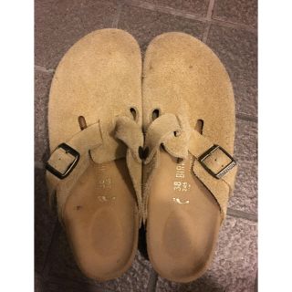 ビルケンシュトック(BIRKENSTOCK)のBIRKENSTOCK BOSTON ベージュ(サンダル)