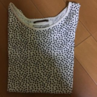 キューブシュガー(CUBE SUGAR)の長袖Tシャツ ドット柄(シャツ/ブラウス(長袖/七分))