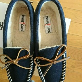超歓迎】 値下げしました ボアモカシン ミネトンカ モカシン - www