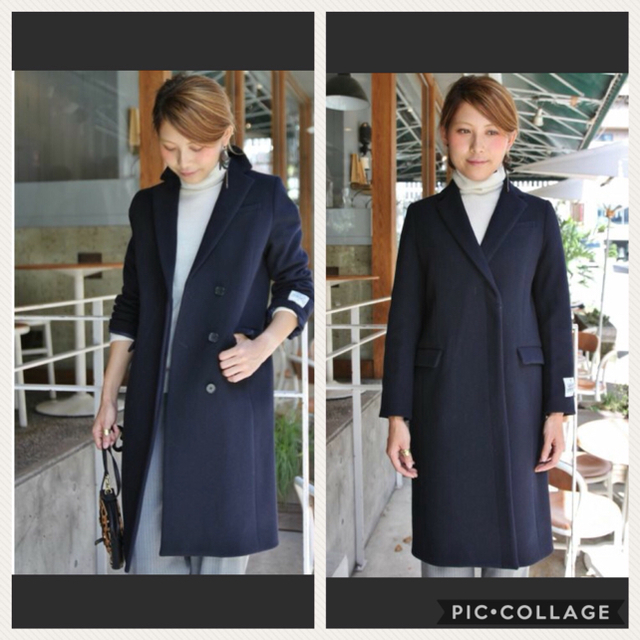 JOURNAL STANDARD(ジャーナルスタンダード)のJOURNAL STANDARD relume ロングチェスターコート レディースのジャケット/アウター(ロングコート)の商品写真