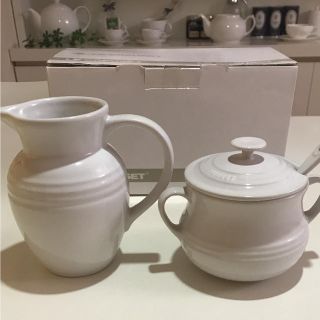 ルクルーゼ(LE CREUSET)のルクルーゼ レア！ クリーマー&シュガーセット(食器)