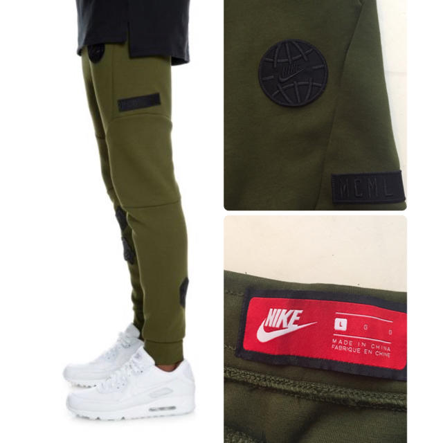 NIKE ナイキ テックフリース パンツ ワッペン NIKE ナイキ テックフリース パンツ ワッペン