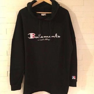 シュプリーム(Supreme)のBalements Champion Hoodie Black M(パーカー)