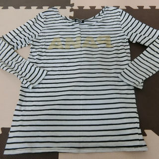 アナップ(ANAP)の♪ＵＳＥＤ　ANAq　ロゴプリント長袖Ｔシャツ　フリー♪(その他)