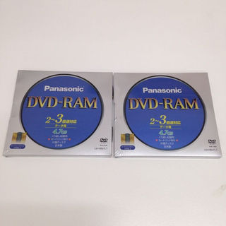 パナソニック(Panasonic)のデータ用DVD-RAM  4.7GB(片面) Panasonic製 2枚(その他)
