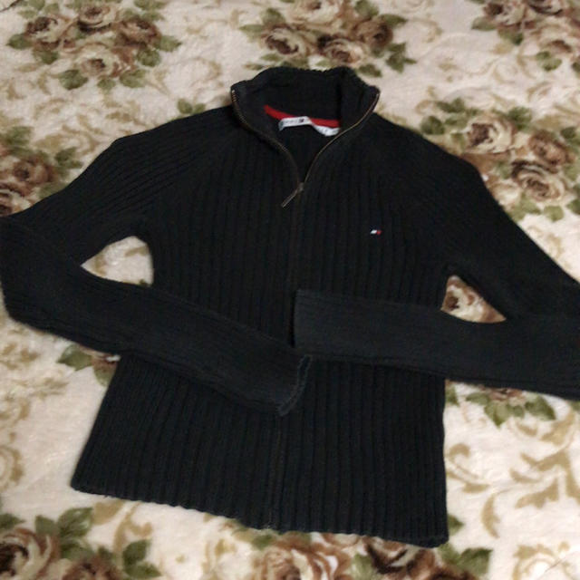 TOMMY HILFIGER - 中古美品 TOMY ジップアップニット の通販 by 777｜トミーヒルフィガーならラクマ