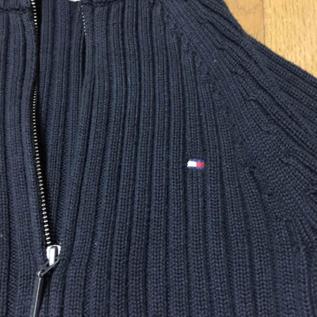 TOMMY HILFIGER - 中古美品 TOMY ジップアップニット の通販 by 777｜トミーヒルフィガーならラクマ