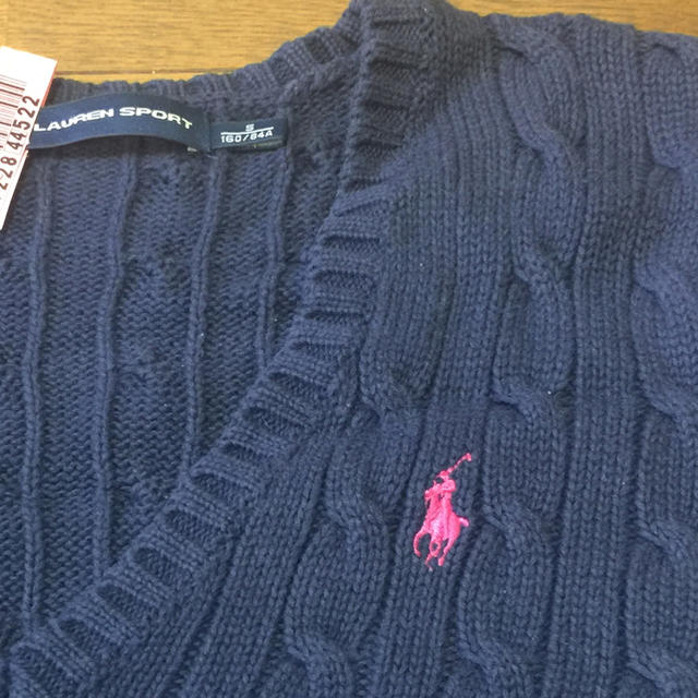 POLO RALPH LAUREN(ポロラルフローレン)のラルフローレンスポーツ❤︎ニット❤︎セーターSサイズ紺色 レディースのトップス(ニット/セーター)の商品写真