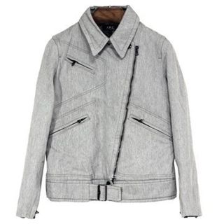 A.P.C. ◆コットンライダースジャケット◆APC/アーペーセー/S