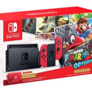 【新品】Nintendo switch マリオオデッセイセット(家庭用ゲーム機本体)