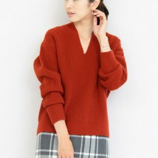 ビューティアンドユースユナイテッドアローズ(BEAUTY&YOUTH UNITED ARROWS)の
BY HAMILTON WOOL MIX アゼVネックニット◆

(ニット/セーター)