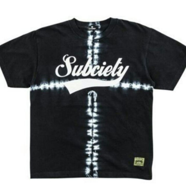 Subciety(サブサエティ)のsubciety Tシャツ タイダイ ブラック メンズのトップス(その他)の商品写真