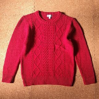 ユニクロ(UNIQLO)のユニクロ★冬に可愛い赤いセーター140ニット(ニット)