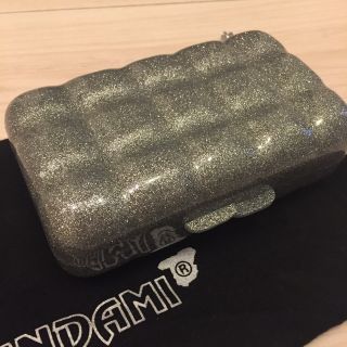 FRANDAMI クラッチバッグ（シルバー）(クラッチバッグ)