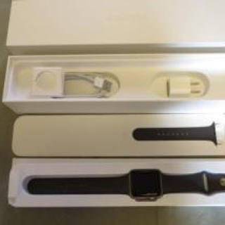 アップルウォッチ(Apple Watch)のApple Watch Series 2 の42mm、ゴールド+ココア バンド(腕時計(デジタル))