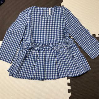 ザラ(ZARA)の値下げ！！ZARA ギンガムチェックブラウス(シャツ/ブラウス(長袖/七分))