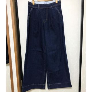 グローバルワーク(GLOBAL WORK)の【美品】デニムワイドパンツ(デニム/ジーンズ)