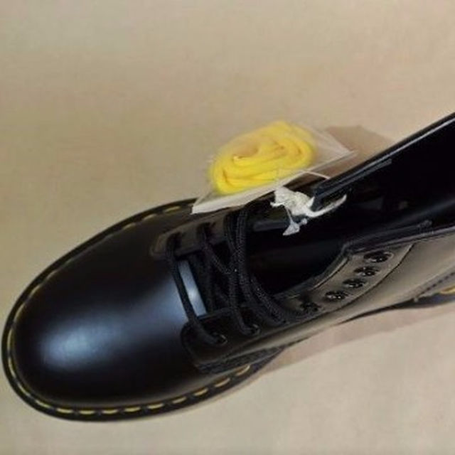 Dr.Martens - Dr.Martens 8"編上ブーツ本革黒 No.1460 UK9.0 (LA)
